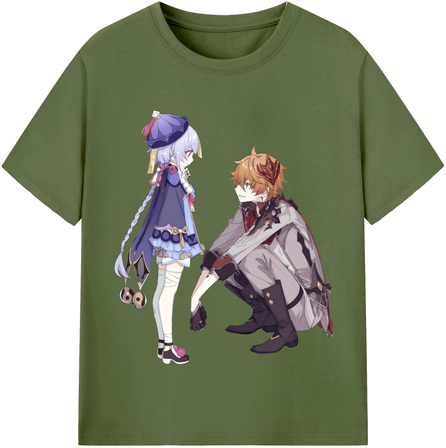 げんし神 七七 なな  genshin Nana 綿100％半袖Tシャツ（フロントプリント）